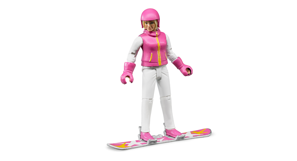 Bruder Snowboarder With Accessories