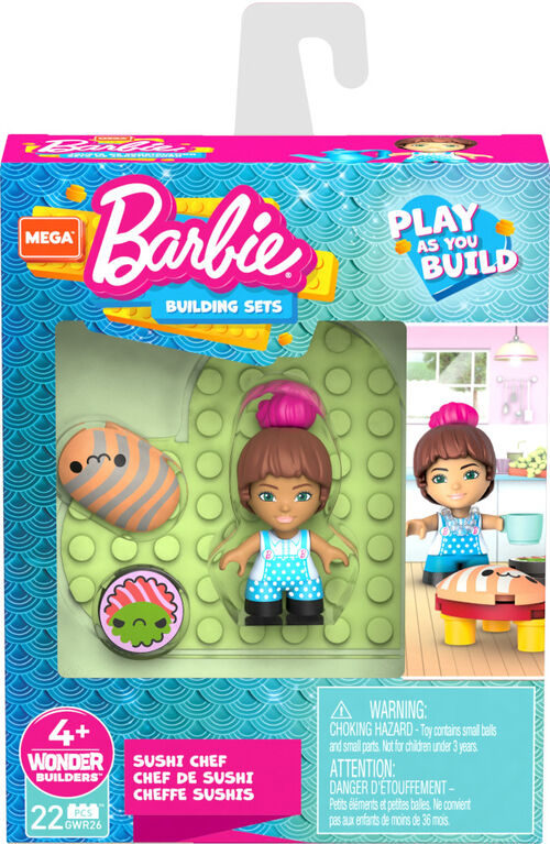 MEGA Barbie Building Sets Sushi Chef