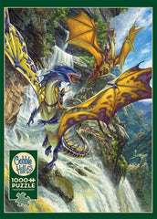 Cobble Hill 1000 Piece Puzzle Waterfall Dragons