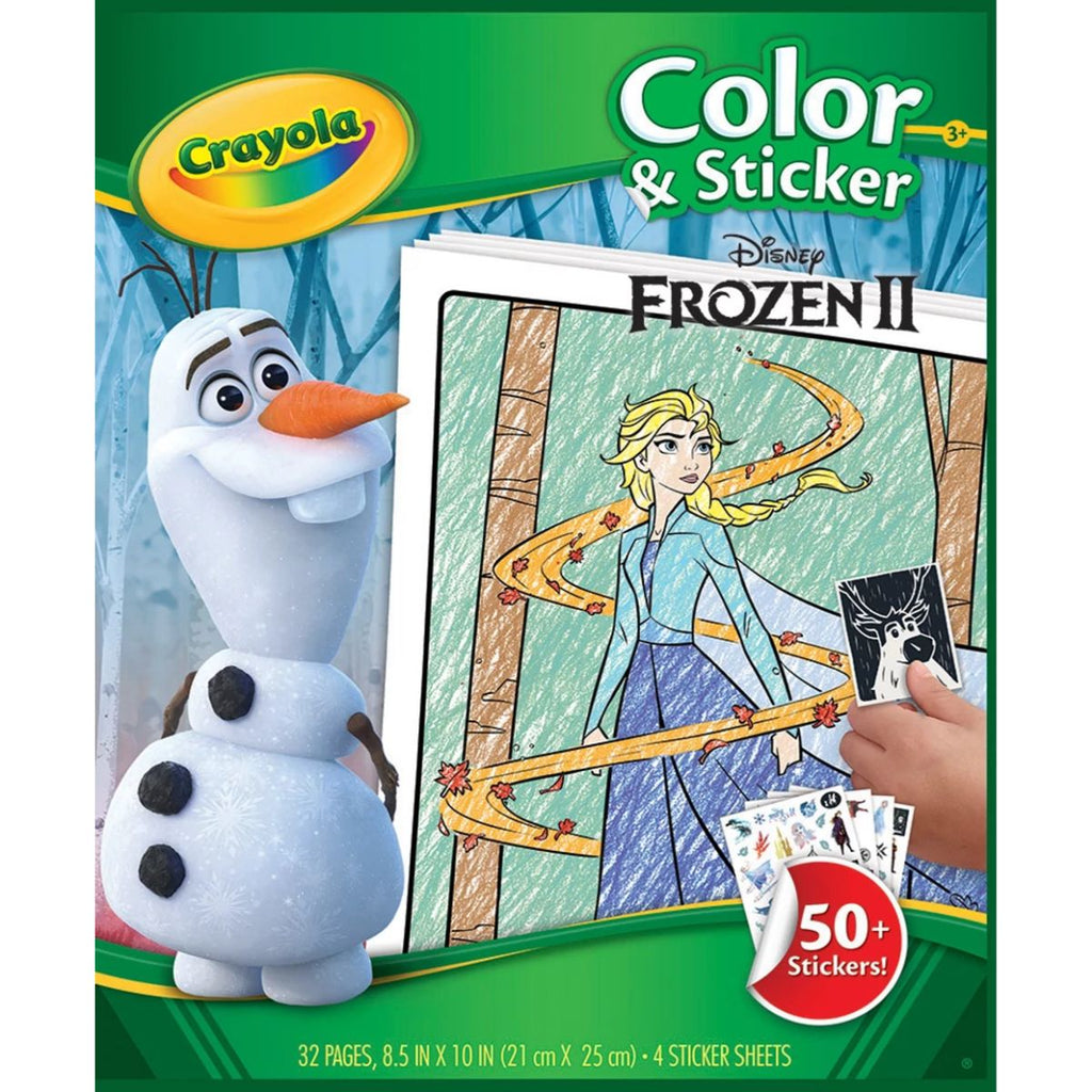 Crayola Disney Frozen Ii Colour & Sticker Book