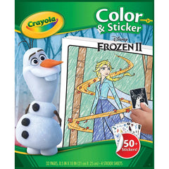 Crayola Disney Frozen Ii Colour & Sticker Book