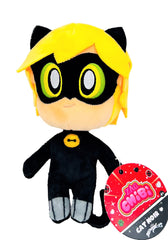 Miraculous Heroez Zag Chibi Basic Plush Cat Noir