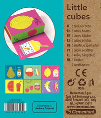 Clementoni Little Fruit Cubes 6 Pack