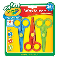 Crayola My First Safety Scissors 3 Pack