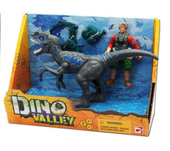 Dino Valley Dino Danger Set Grey Dinosaur