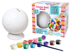 Paint Your Own Soccer Ball Bank