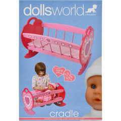 Dolls World Wooden Cradle