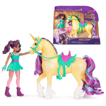 Unicorn Academy Small Doll And Unicorn Ava & Leaf