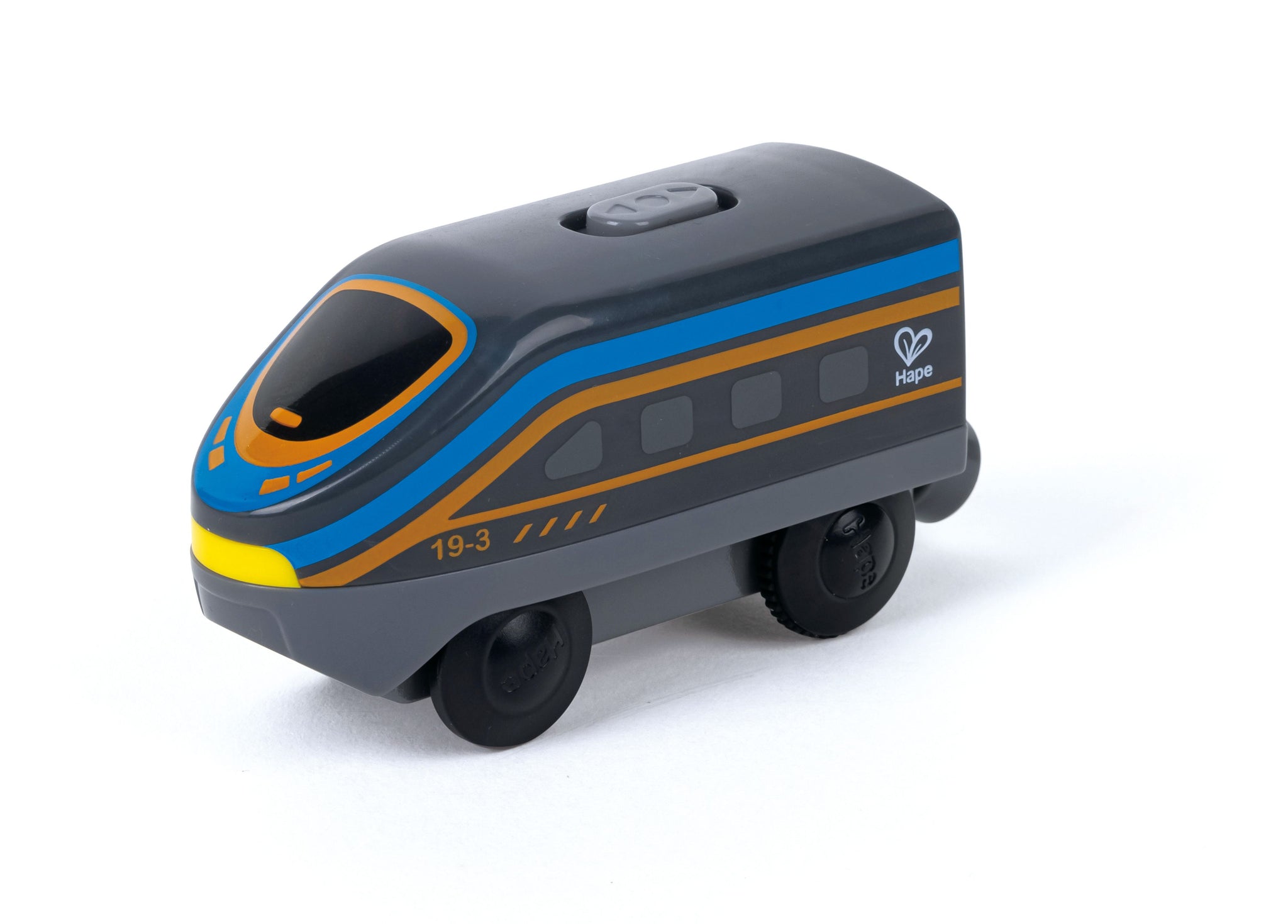 HAPE RAILWAY BLACK INTERCITY BATTERY POWERED LOCOMOTIVE – Toyworld NZ