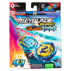 Beyblade Burst Quadstrike Komet Helios H8 And Tidal Pandora P8 Dual Pack