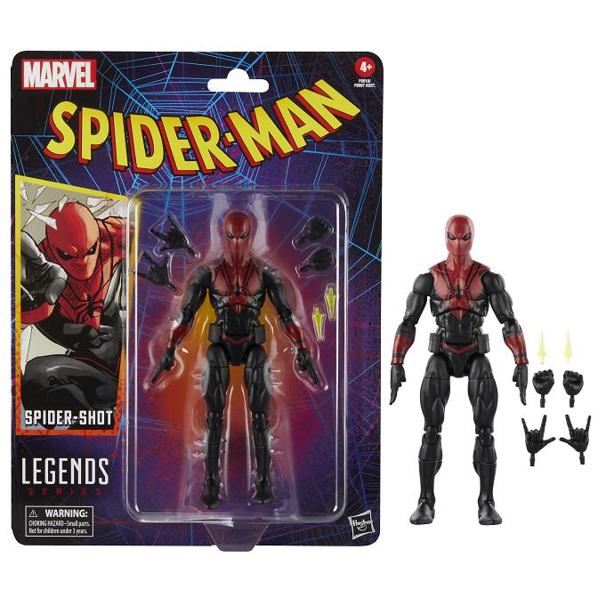 Marvel Legends Spiderman Legends Retro Spider Shot