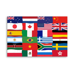 Giant Floor Puzzle 48 Piece Countries & Flags