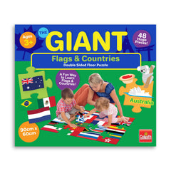 Giant Floor Puzzle 48 Piece Countries & Flags