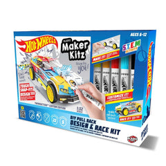 Hot Wheels Creative Maker Kitz Diy Pull Back Power Car Designer Kit