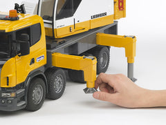 Bruder 1:16 Scania R-Series Liebherr Crane Truck With Light & Sound