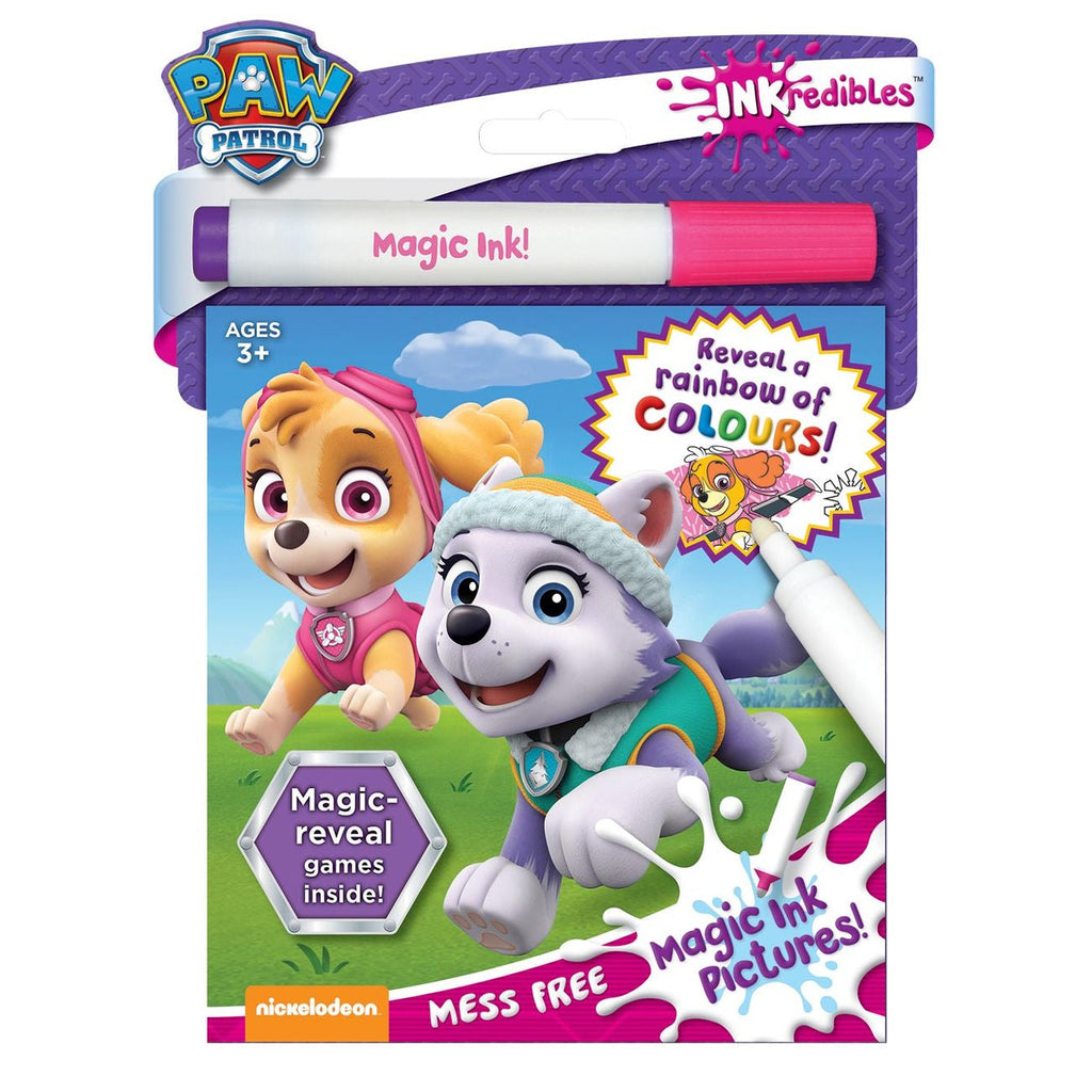 Inkredibles Paw Patrol Pink Magic Ink Pictures