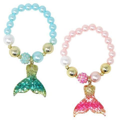 Pink Poppy Mermaid Tail Bracelet Assorted Styles