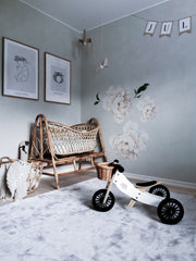 Kinderfeets Tiny Tot Plus Wooden Trike White