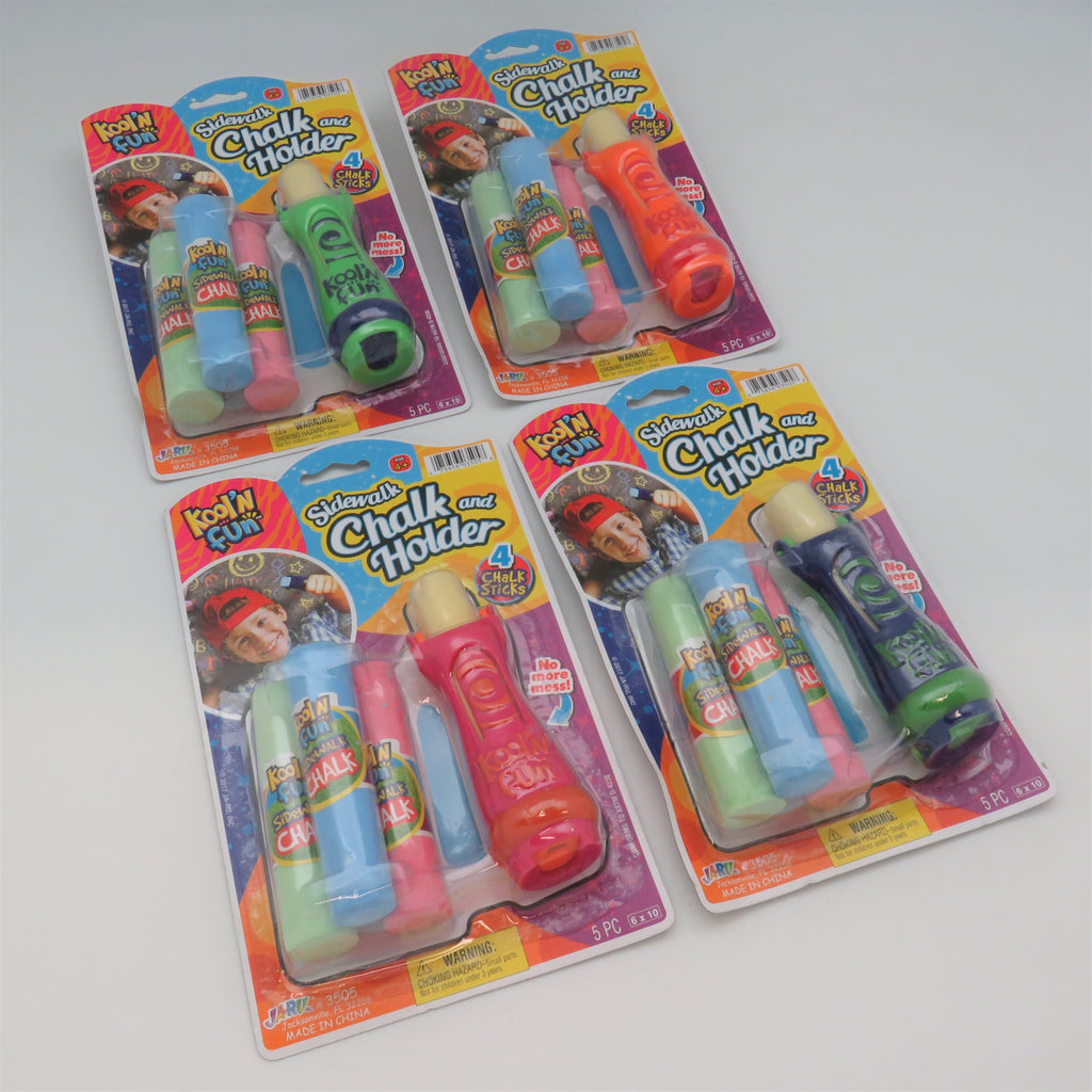 KOOL N' FUN SIDEWALK CHALK AND HOLDER