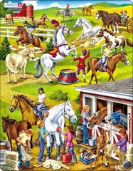 Larsen Horses Frame Tray Puzzle