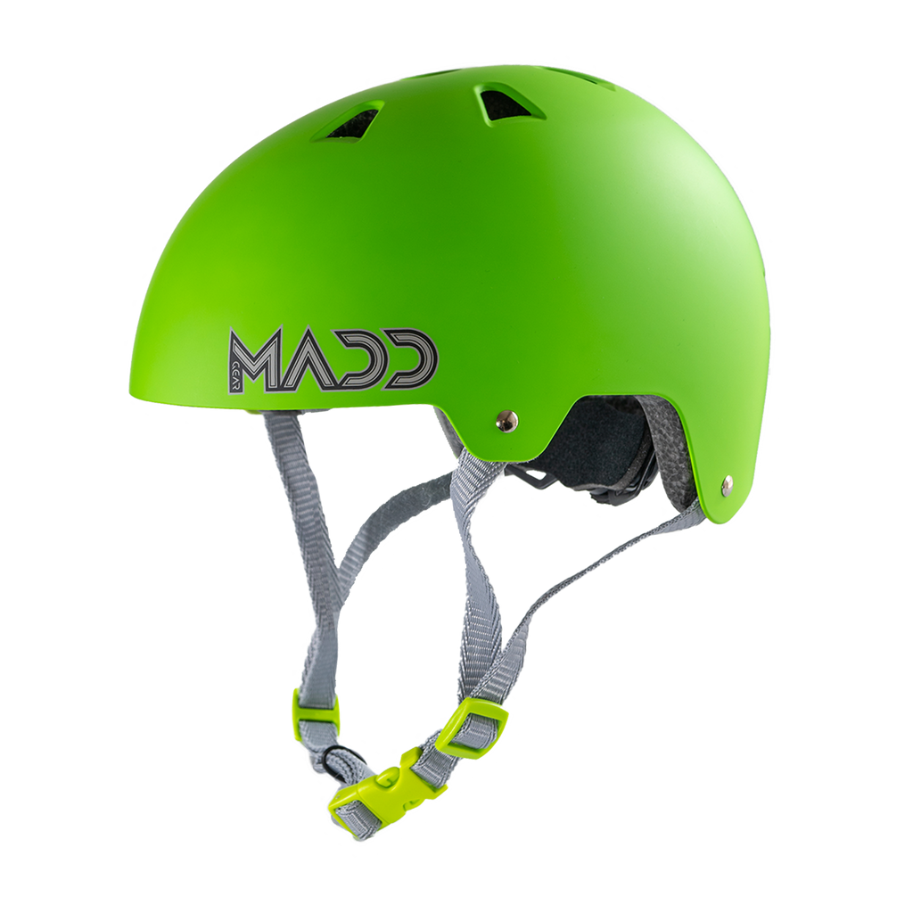 Madd Gear Multi Sport Helmet Small/Medium 52cm-56cm Green/Grey