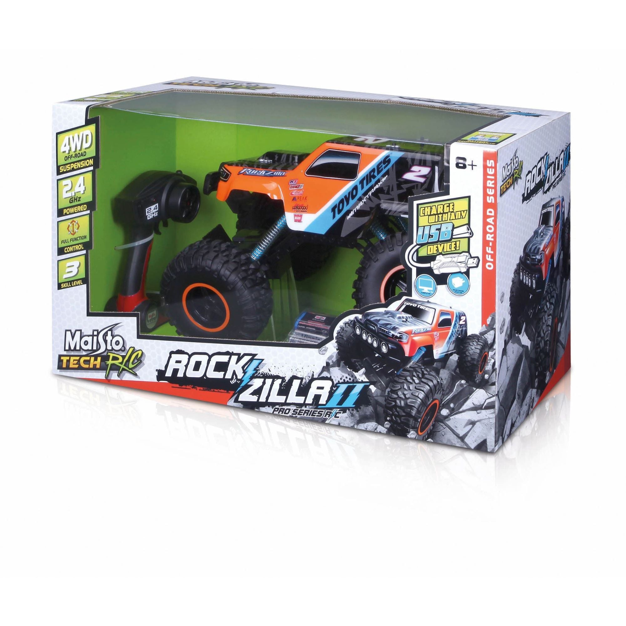 Maisto Tech RC Off Road Series Rock Zilla Ii Toyworld NZ