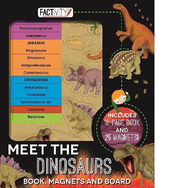 Meet The Dinosaurs Factivity Book With Magnets