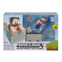 Minecraft Minecart Mayhem Launch And Crash Playset