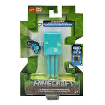 Minecraft Craft-A-Block Figure Build-A-Portal Glow Squid