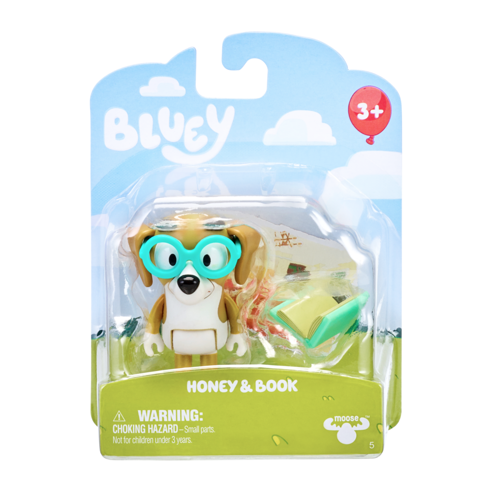 Bluey & Friends Story Starters Figures Honey & Book