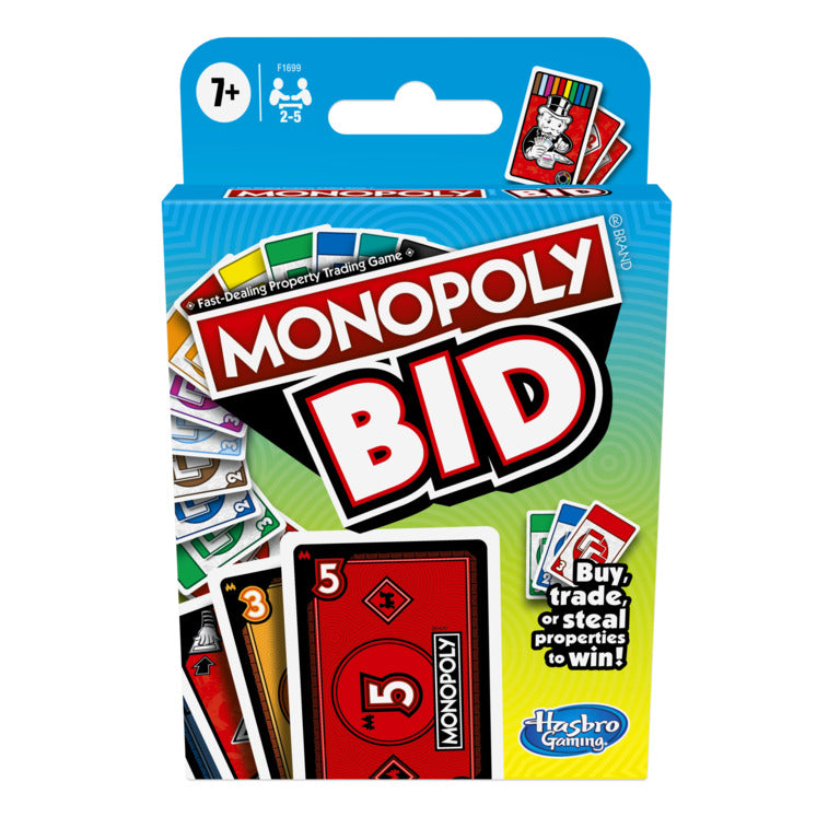 Monopoly Bid Card Game