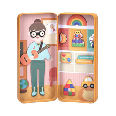 MierEdu Magnetic Puzzle Box Preschool Teacher