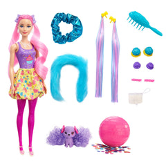 Barbie Colour Reveal Hair Feature Playset Purple