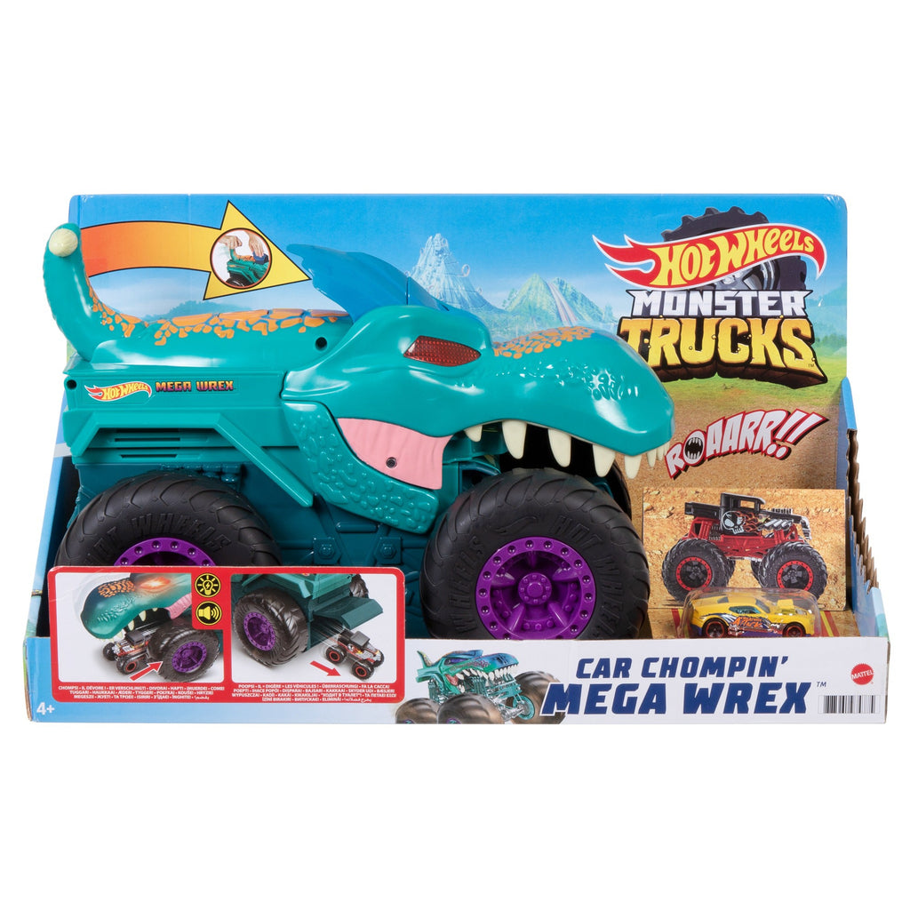 Hot Wheels Monster Trucks Car Chompin' Mega Wrex