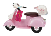 OUR GENERATION PINK & IVORY RIDE IN STYLE SCOOTER