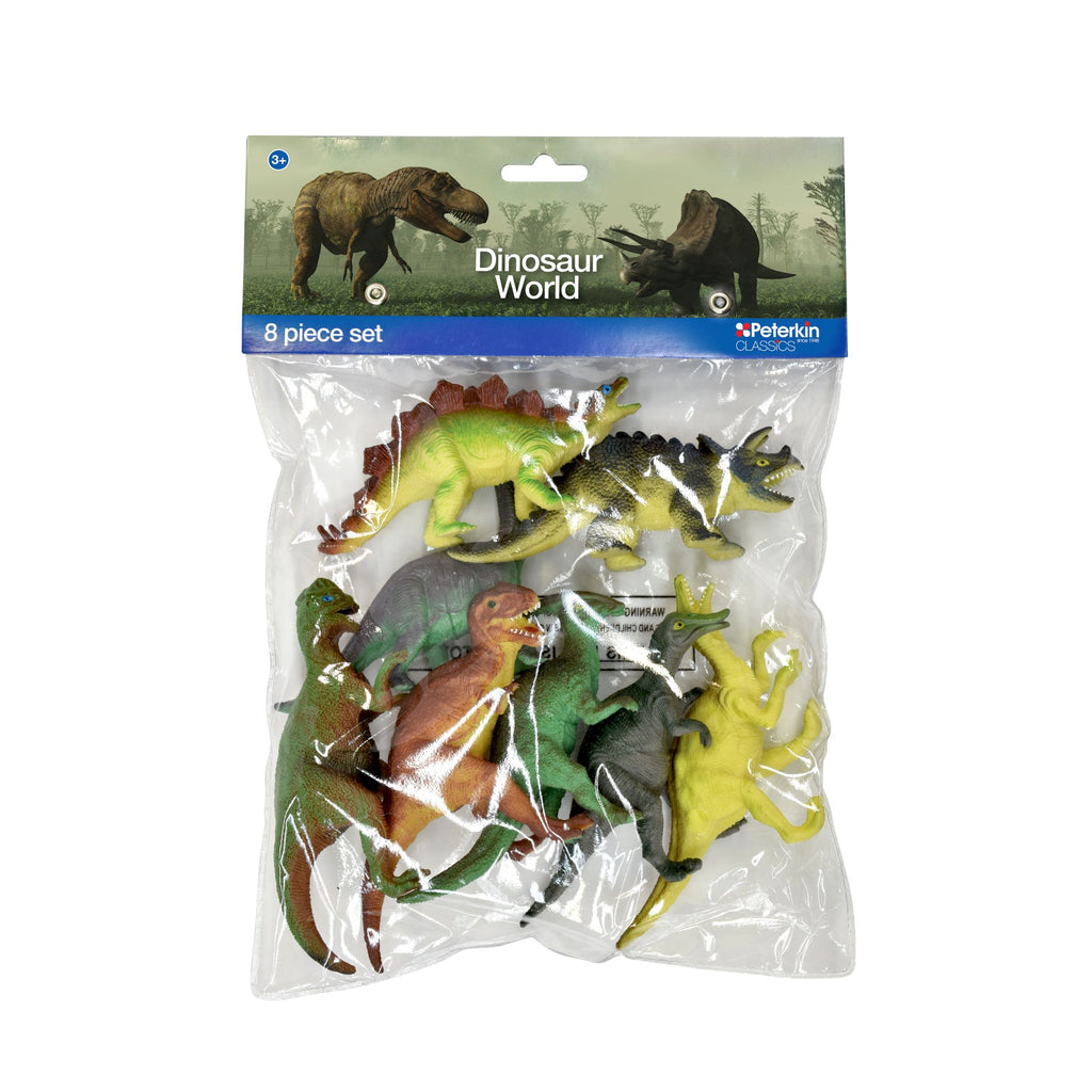 Peterkin Classics Dinosaur World 8 Piece Figure Set