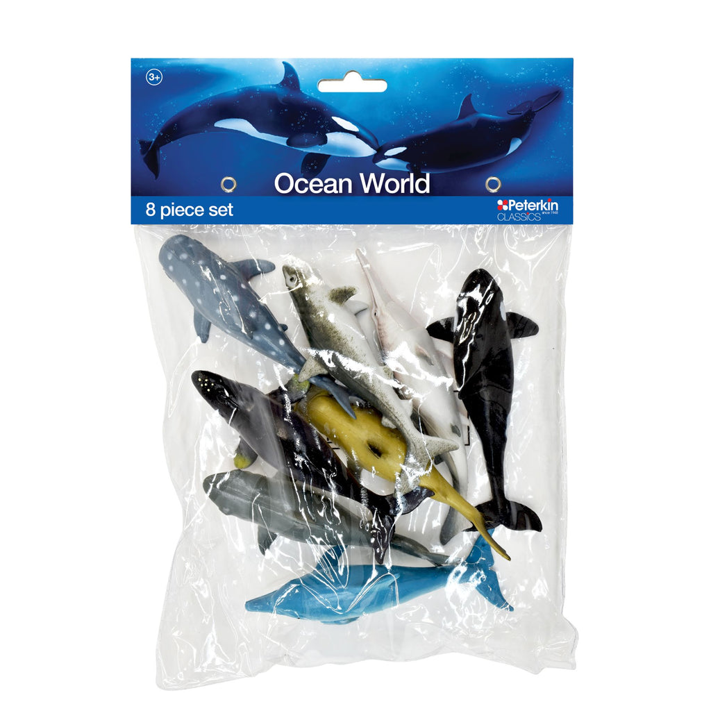 Peterkin Classics Ocean World 8 Piece Figure Set