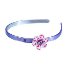 Pink Poppy Heart Print Flower Gem Headband Assorted Styles