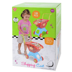 Playgo Toys Ent. Ltd. Shopping Cart 18 Piece