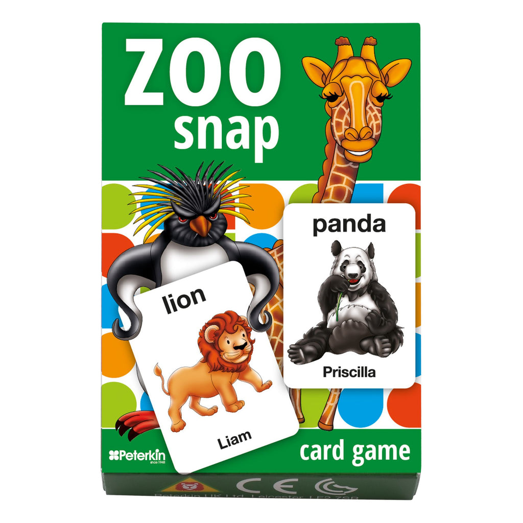 Play And Learn Zoo Snap Card Game