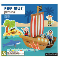 Petit Collage Pop-Out Pirates