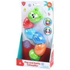 Playgo Toys Ent. Ltd. Pop And Rattle Caterpillar