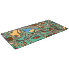 Play Zone Mats Playtex Rural Streets 200X100cm Playmat