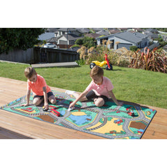 Play Zone Mats Playtex Rural Streets 200X100cm Playmat