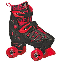 Roller Derby Trac Star Boys Skates Black/Red 12-2