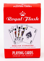 ROYAL FLUSH PLAYING CARDS RED