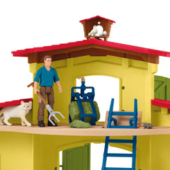 Schleich Large Farm With Animals And Accessories Set