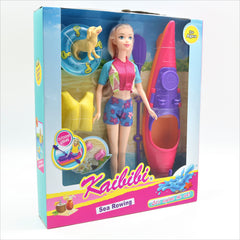 SEA ROWING ADVENTURE DOLL PLAYSET