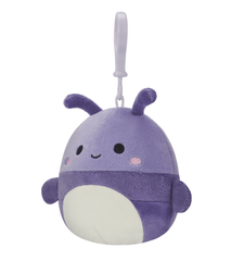 SQUISHMALLOWS 3.5 INCH CLIP ONS - AXEL THE PURPLE BEETLE