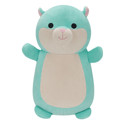 Squishmallows 10 Inch Hugmees  Hobart The Teal Hamster